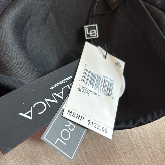 La Blanca Women's One Piece Swimsuit Underwire Mesh Tummy Control Island Goddess - Picture 9 of 9